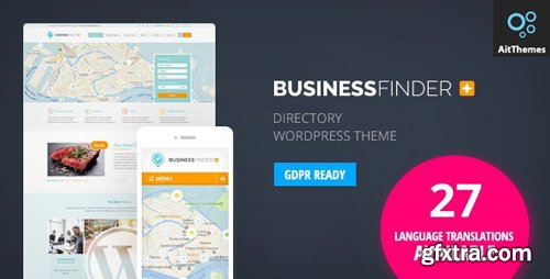 ThemeForest - Business Finder v2.68 - Directory Listing WordPress Theme - 5443578