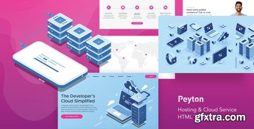 ThemeForest - Peyton v1.0 - Hosting & Cloud Service HTML Template - 24944137