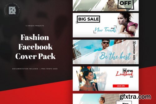 Fashion Facebook Cover Pack