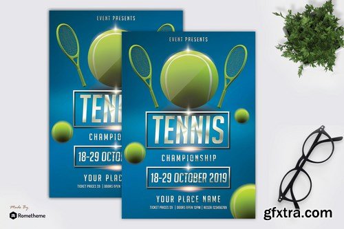 Tennis Flyer Template vol. 01