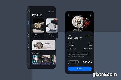 Watch Ecommerce Mobile UI