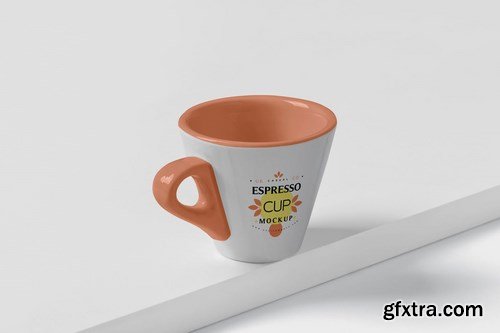 Espresso Cup Mockup - Cone Shaped - Small