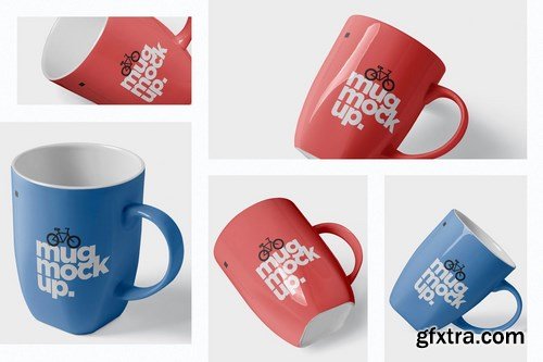 Mug Mockup - Rounded with Handle