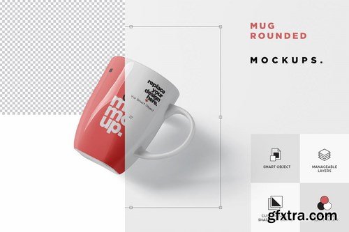 Mug Mockup - Rounded with Handle