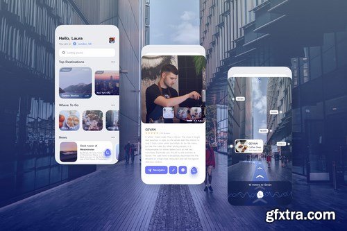 Navigation Mobile UI Kit - TG