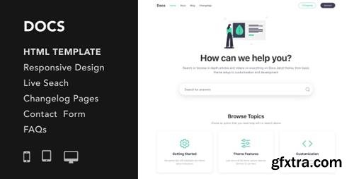 ThemeForest - Docs v1.0 - Documentation and Manual HTML5 Responsive Template - 24951074