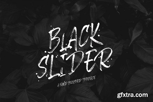 Black Slider Font