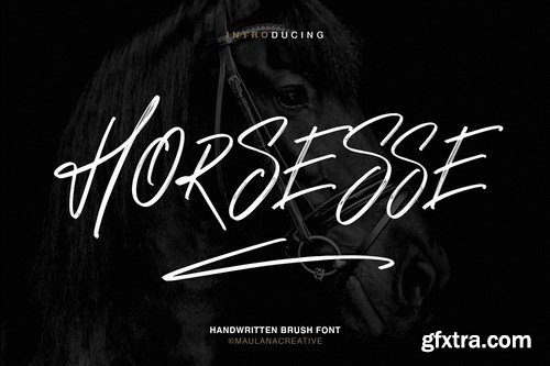 CM - Horsesse Brush Font 4255142