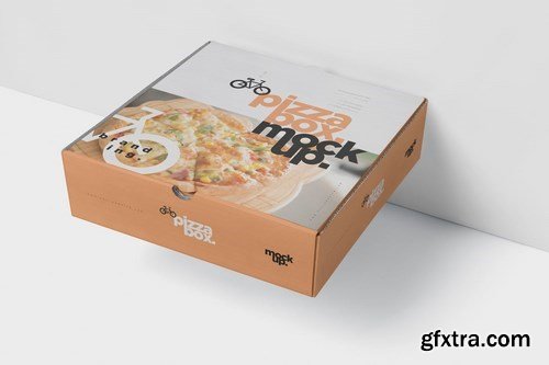 Pizza Box Mockup - Double Pack