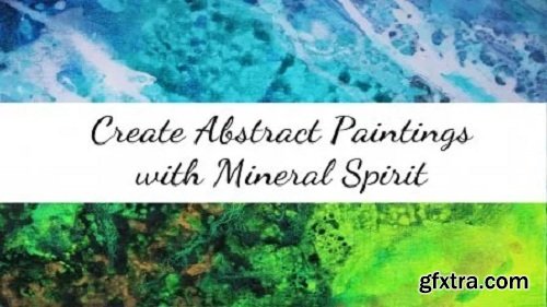 Learn to Paint Amazing Fluid Abstracts in Acryl with Mineral Spirit