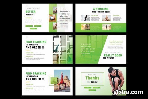 E-GYM Powerpoint and Keynote Templates