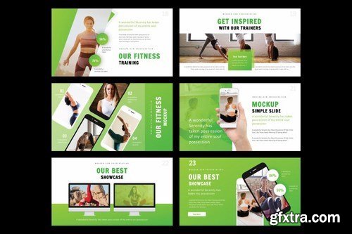 E-GYM Powerpoint and Keynote Templates