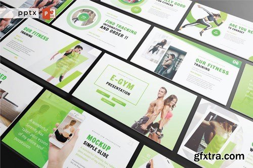 E-GYM Powerpoint and Keynote Templates