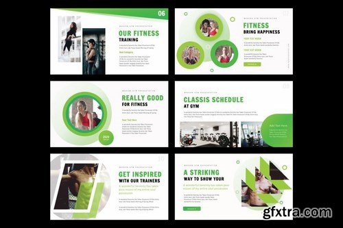 E-GYM Powerpoint and Keynote Templates