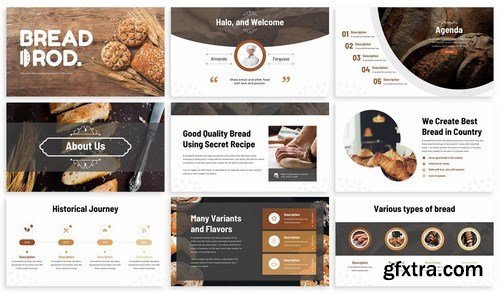 Breadrod - Bakery Powerpoint Template