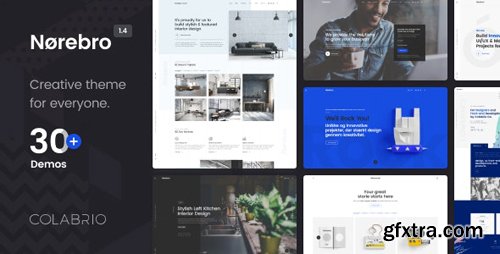 ThemeForest - Norebro v1.4.6 - Creative Portfolio Theme for Multipurpose Usage - 20834703