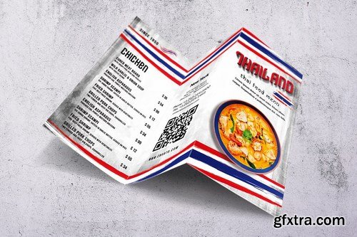 Different Countries Trifold Food Menu Bundle