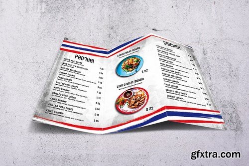 Different Countries Trifold Food Menu Bundle