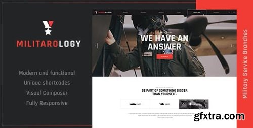 ThemeForest - Militarology v1.0.2 - Military Service & Army Veterans Army WordPress Theme - 21308332