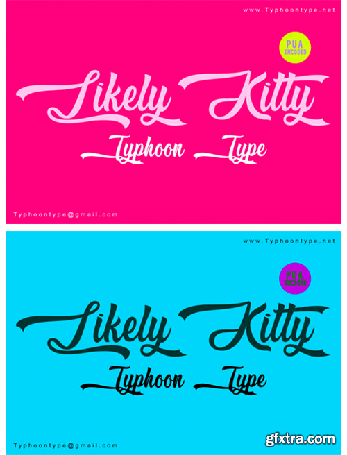 Likely Kitty Font