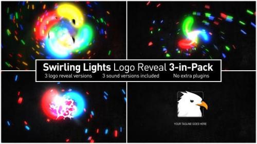 Udemy - Swirling Lights Logo Reveal 3-in-Pack