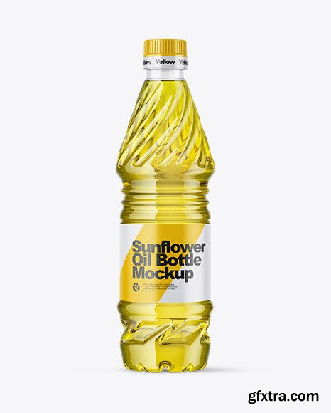 1L Sunflower Oil Bottle Mockup 50408