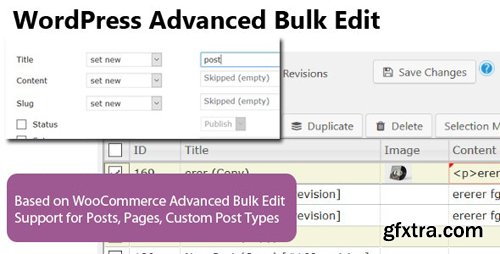 CodeCanyon - WordPress Advanced Bulk Edit v1.3 - 19160617