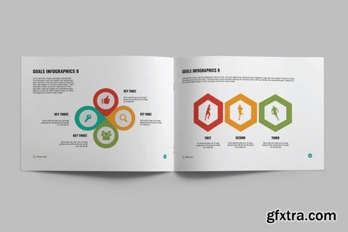 INFOGRAPHIC VOL 2 - A5 Landscape Brochure