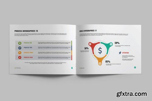 INFOGRAPHIC VOL 2 - A5 Landscape Brochure