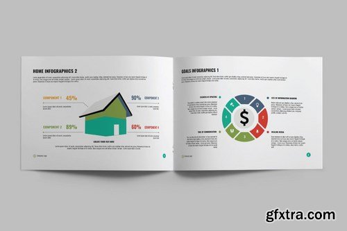 INFOGRAPHIC VOL 2 - A5 Landscape Brochure