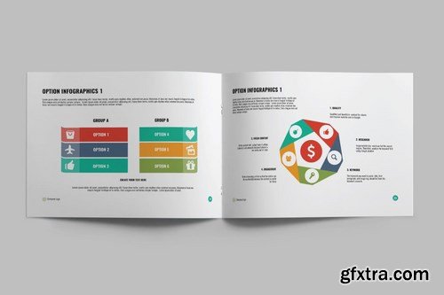 INFOGRAPHIC VOL 2 - A5 Landscape Brochure