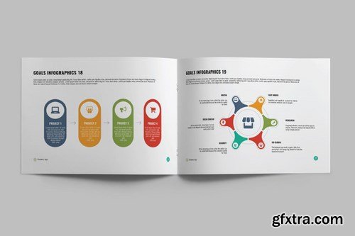 INFOGRAPHIC VOL 2 - A5 Landscape Brochure