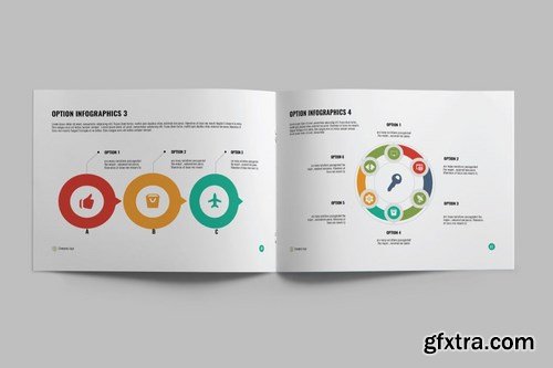 INFOGRAPHIC VOL 2 - A5 Landscape Brochure