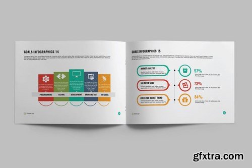 INFOGRAPHIC VOL 2 - A5 Landscape Brochure