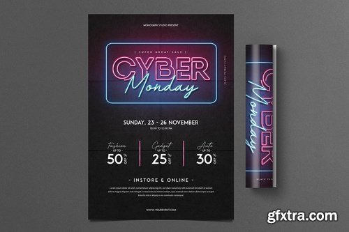 Cyber Monday Flyer