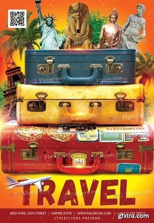 Travel Flyer V3010 2019 PSD Template