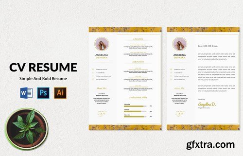 CV Resume Modern And Stylish