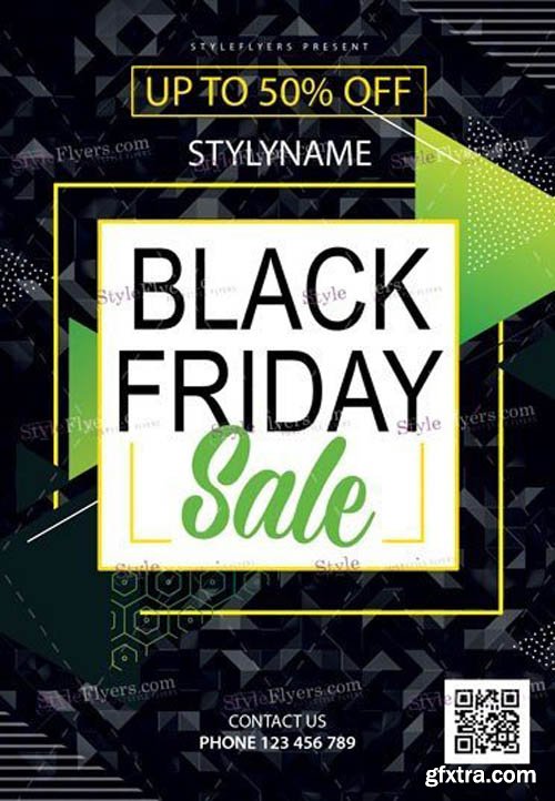 Black Friday Sale V3010 2019 PSD Flyer Template