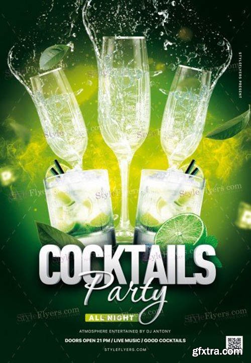 Cocktails Party V3010 2019 PSD Flyer Template