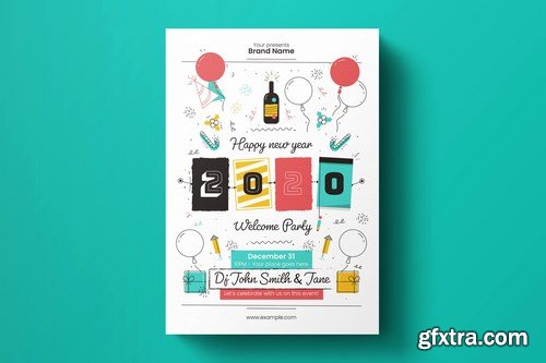 New Year Flyer Templates