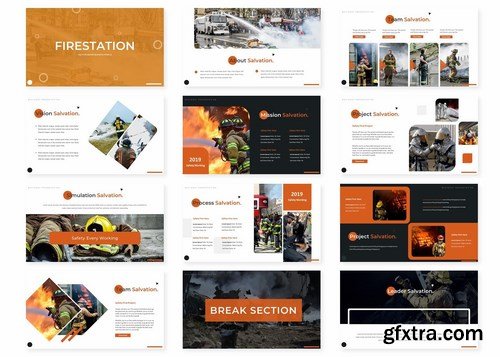 Firestation - Powerpoint Google Slides and Keynote Templates