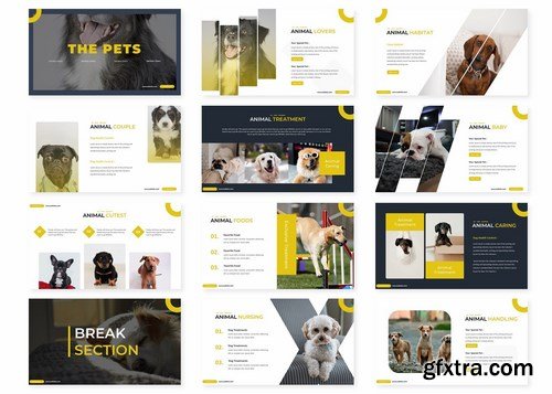 The Pets - Powerpoint Google Slides and Keynote Templates