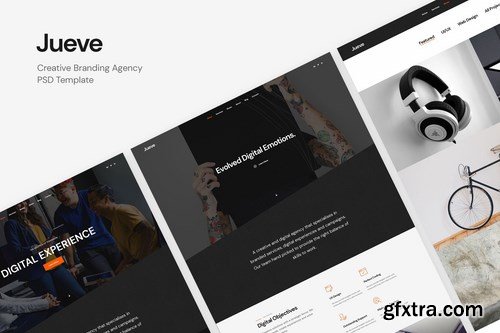 Jueve Creative Branding Agency PSD Template