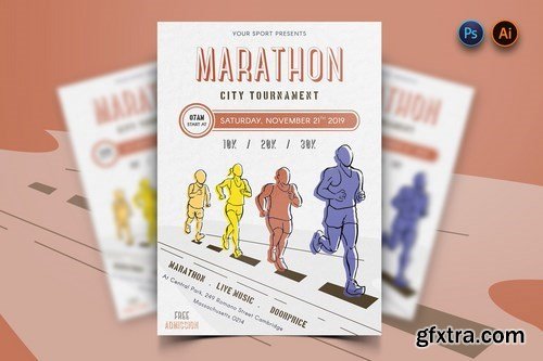 Marathon Event Flyer Pack