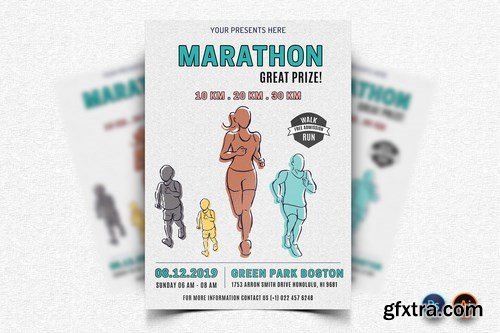 Marathon Event Flyer Pack