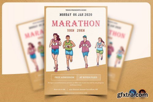 Marathon Event Flyer Pack