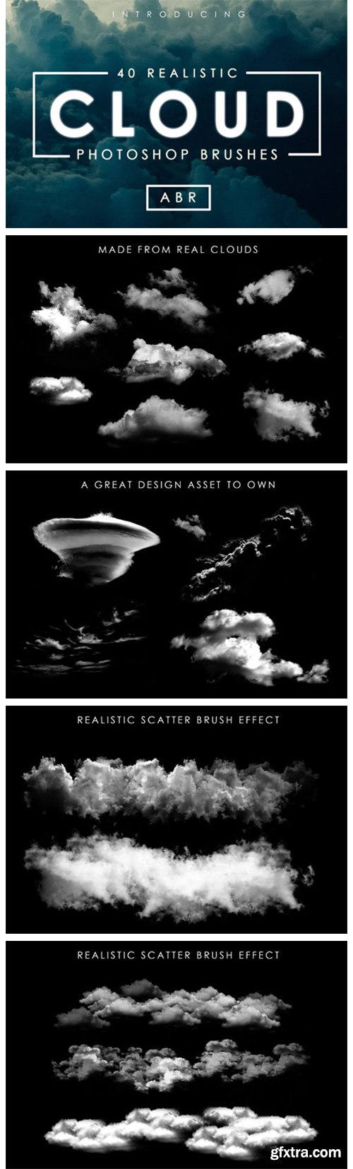 40 Cloud Brushes for Photoshop 1956494