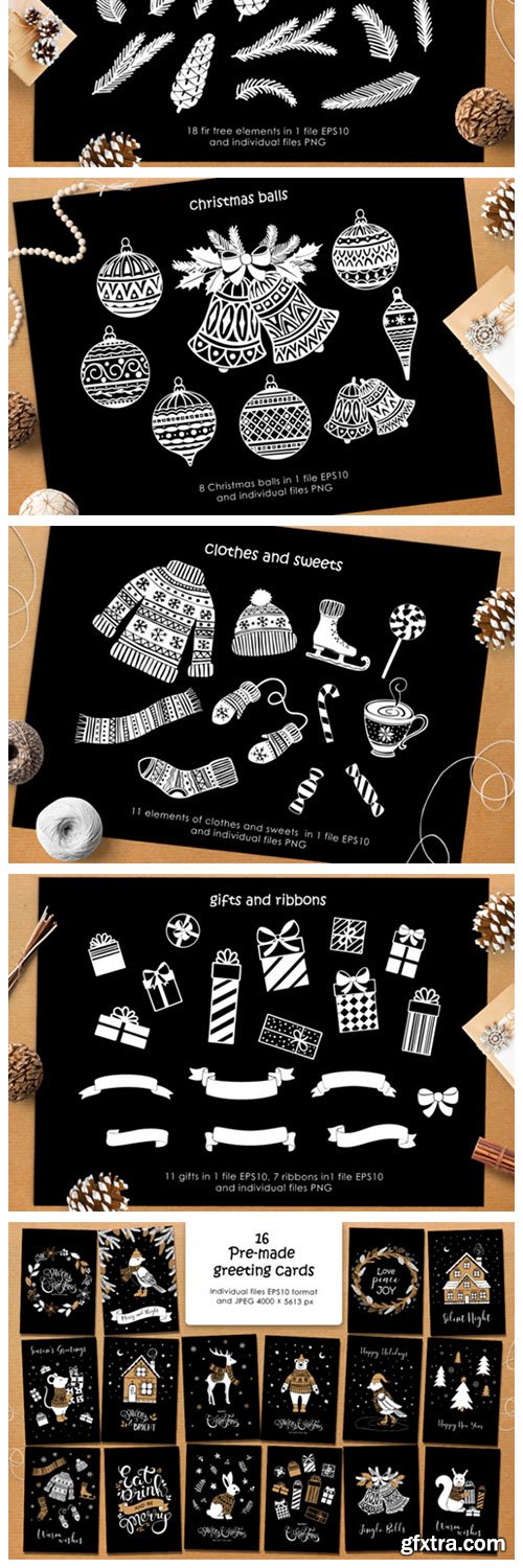 Christmas Vector Graphic Set 1952868