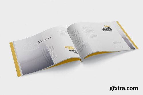 Magazine Mockup Set - A4 Landscape