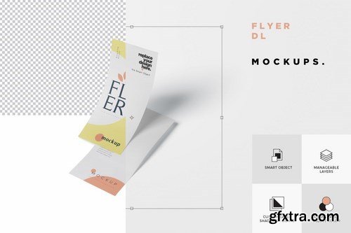 Flyer DL Mock-Ups Set